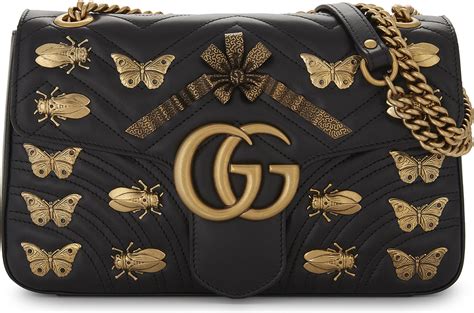 gucci marmont animal studs bag|Gucci Marmont cross body bag.